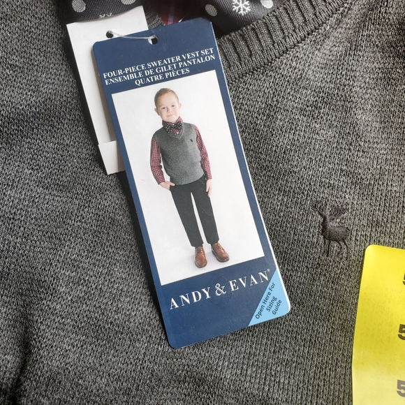 Four-piece sweather vest set - Picture 2 of 2